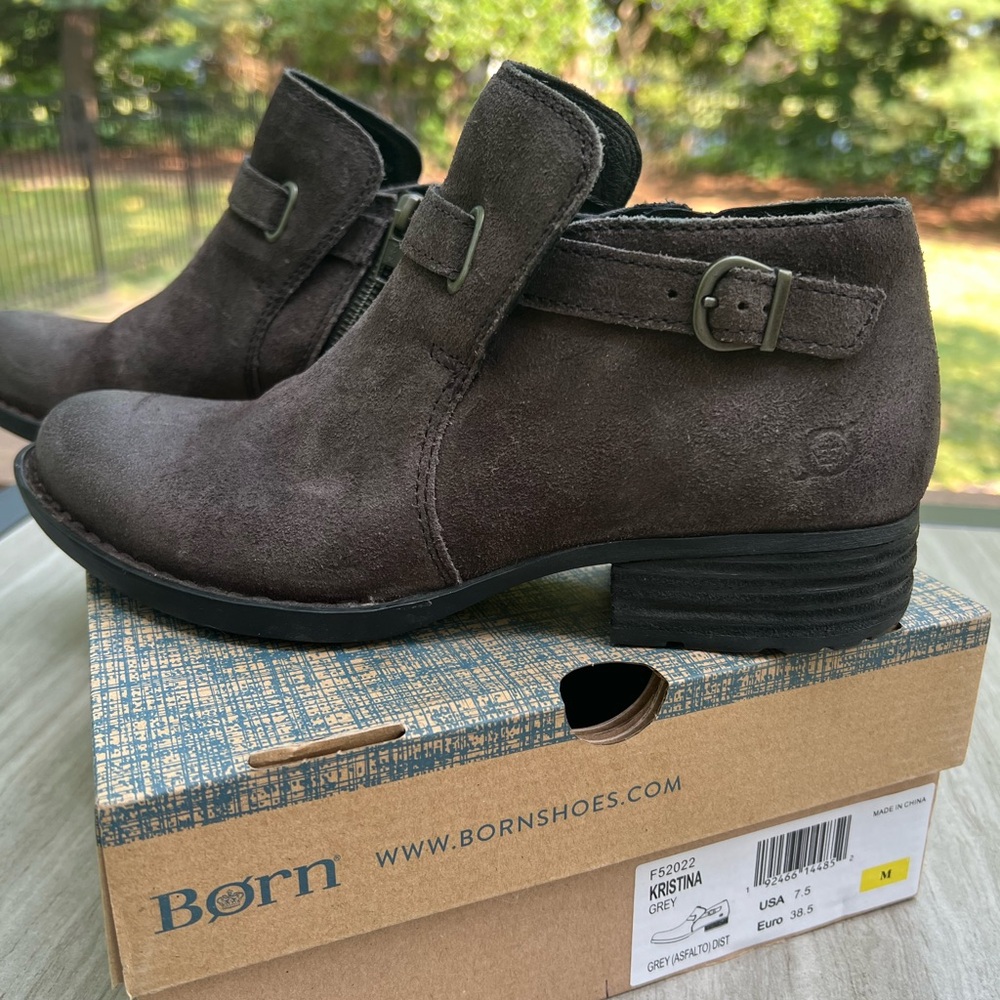 Borne bootie; Kristina; Grey; F52022; Size 7.5M